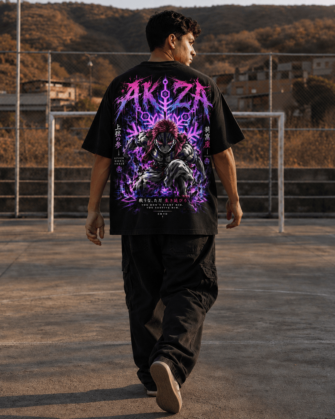 Akaza Blood Art Premium Tee miniatura 6