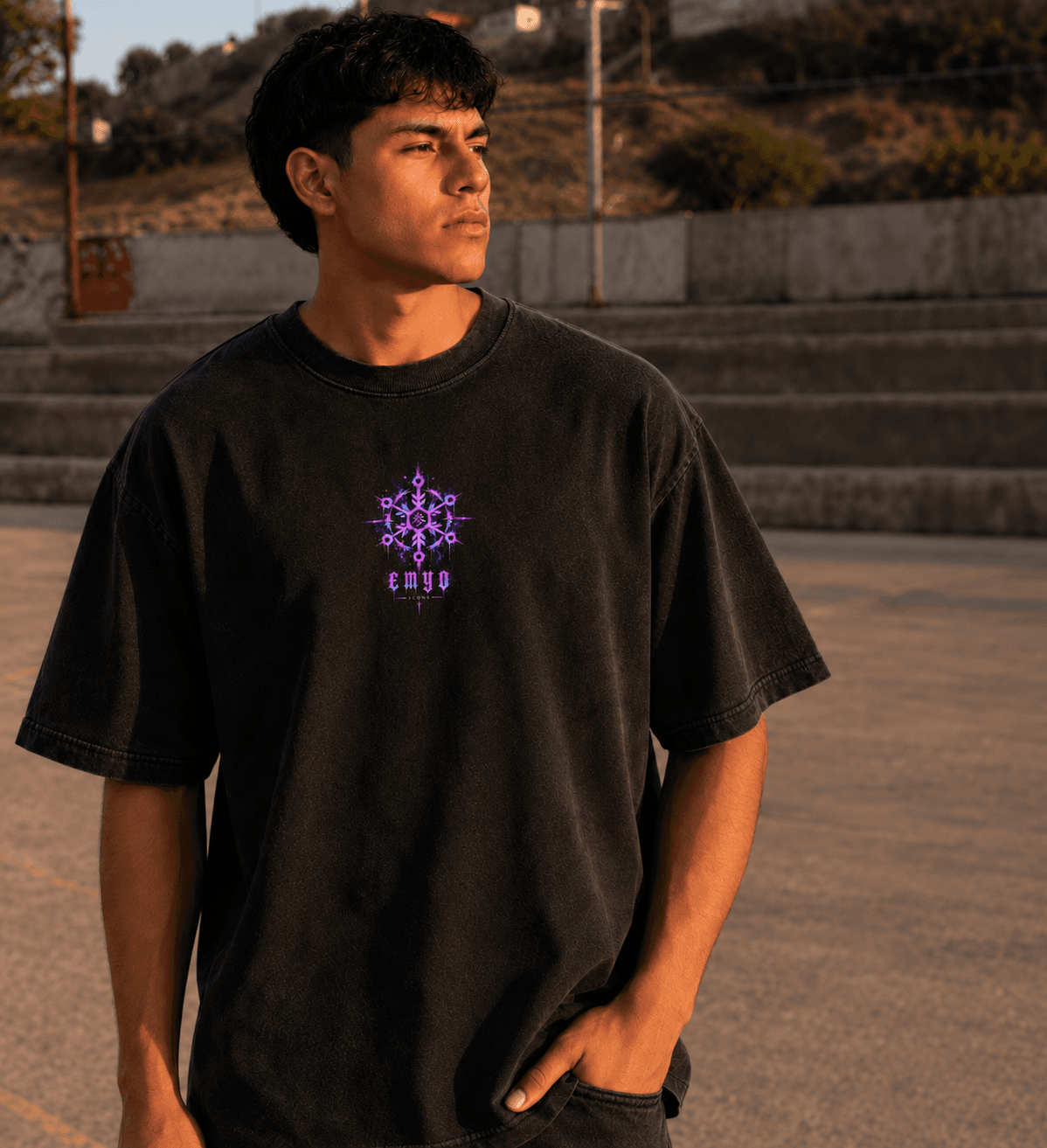 Akaza Blood Art Premium Tee miniatura 5
