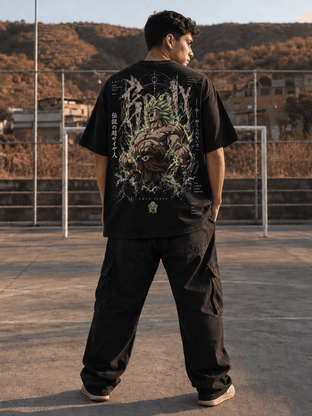 Broly Rugido Premium Tee miniatura 4