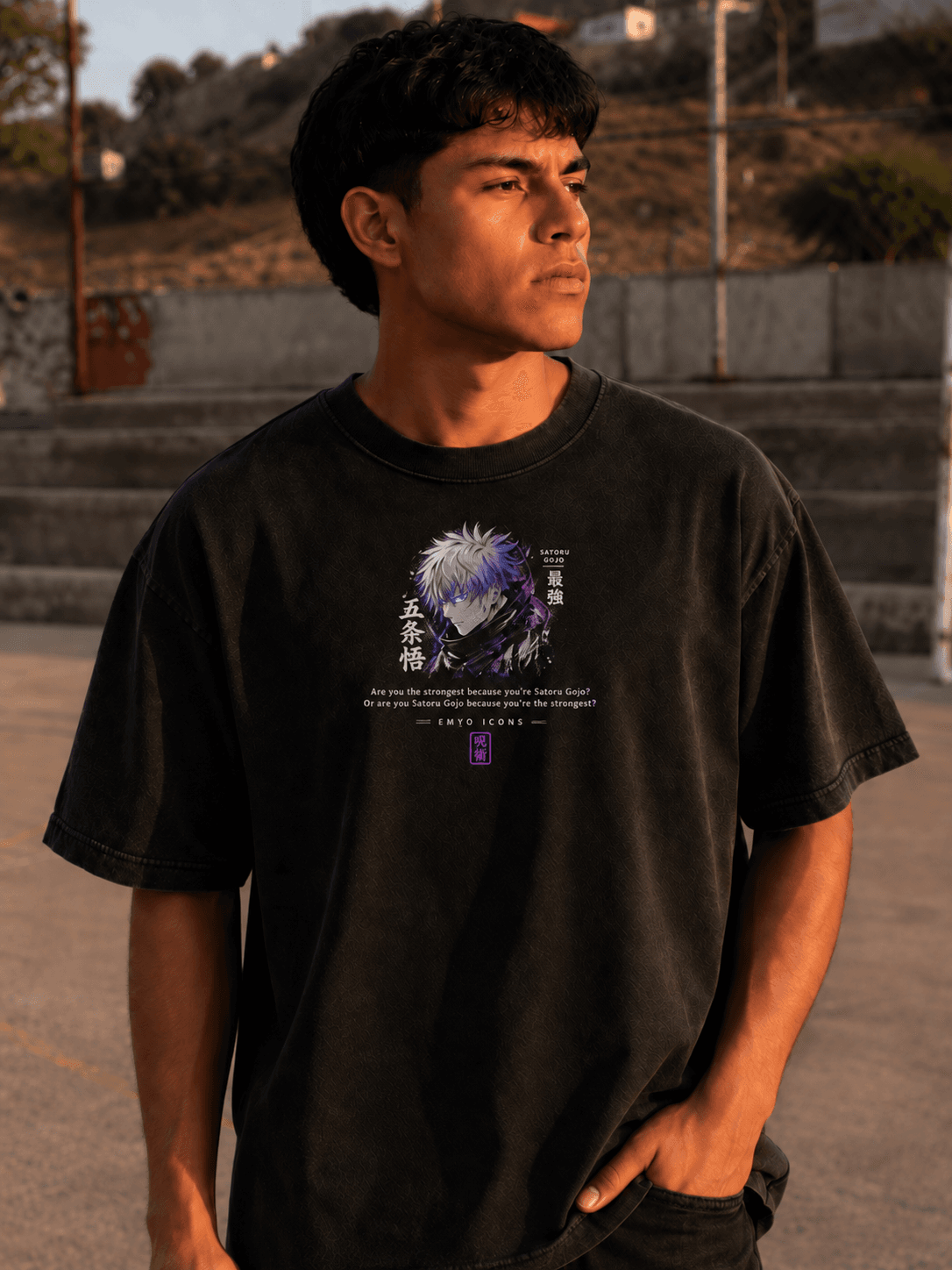 Gojo Púrpura Premium Tee miniatura 5