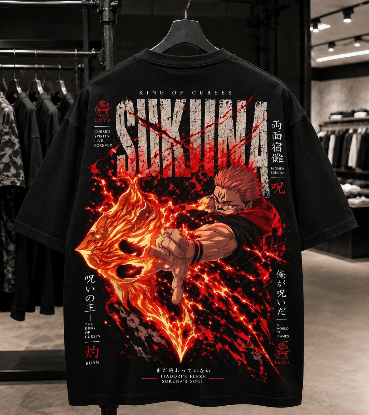 Sukuna Itadori Premium Tee miniatura 2