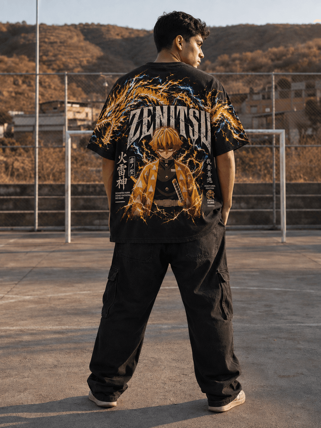 Zenitsu Thunder Icons Tee miniatura 4
